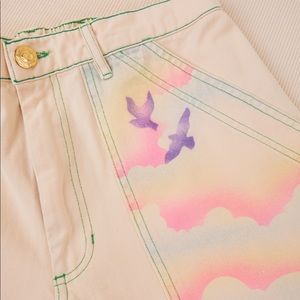 Big Bud Press SUMMER DREAM AIRBRUSH WORK PANTS size Medium (fits like a 30/31).